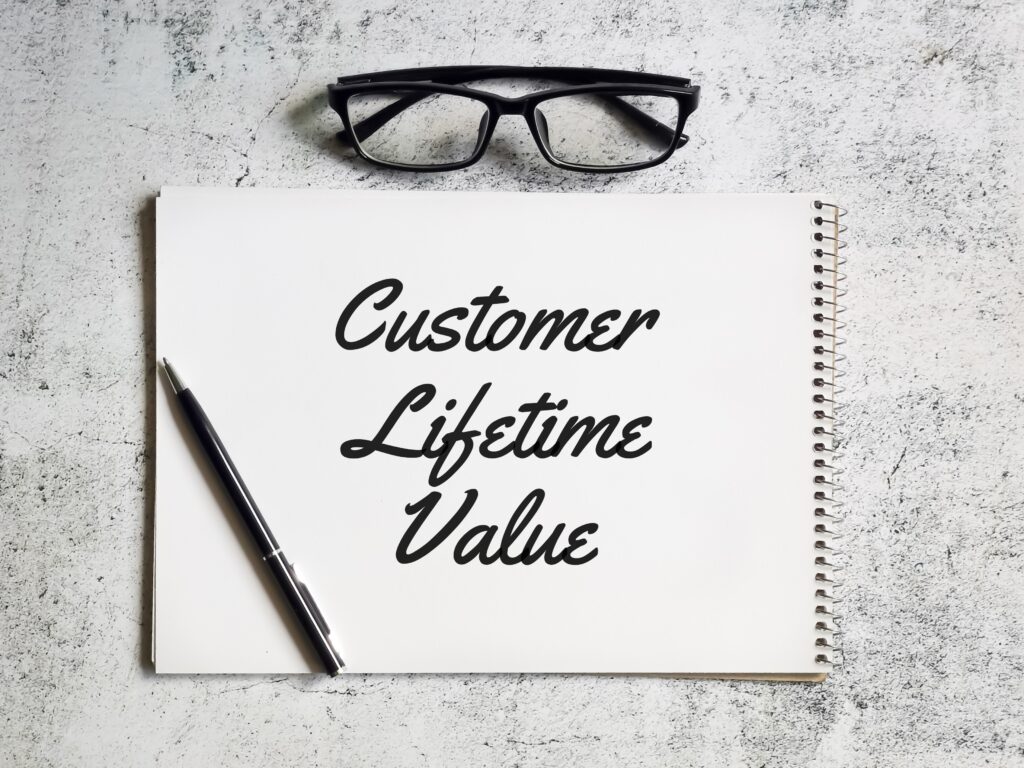 Note with 'Customer Lifetime Value' text, illustrating how a Customer Data Platform (CDP) can enhance customer lifetime value